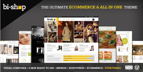 Bi-Shop All In One - Ecommerce & Corporate Theme