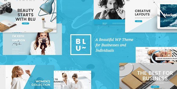 Blu - A Beautiful Theme for Businesses and Individuals