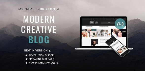 Brixton - WordPress Blog Theme