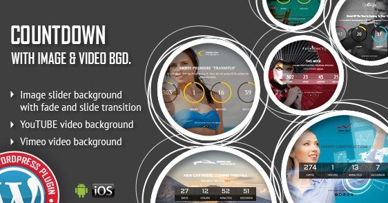 CountDown With Image or Video Background WordPress Plugin