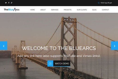 CyberChimps The BlueArcs WordPress Theme