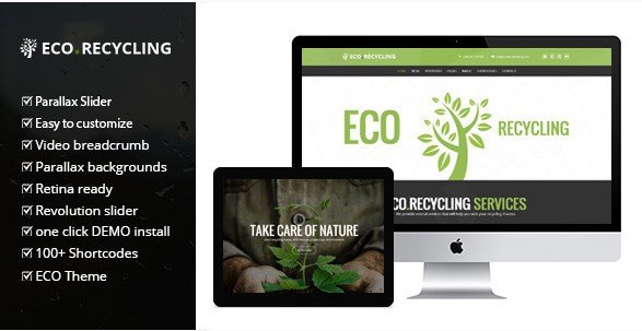 Eco Recycling - A Multipurpose Nature & Ecology WordPress Theme
