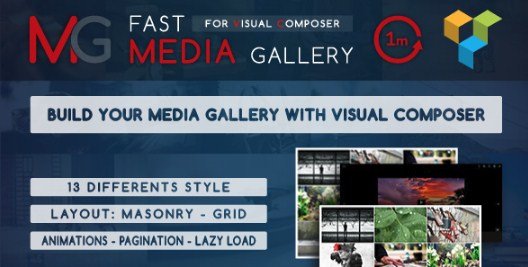 Fast Media Gallery For Visual Composer