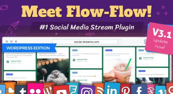 Flow-Flow – WordPress Social Stream Plugin - Flow-Flow - WordPress Social Stream Plugin v4.7.2 by Codecanyon Free Download