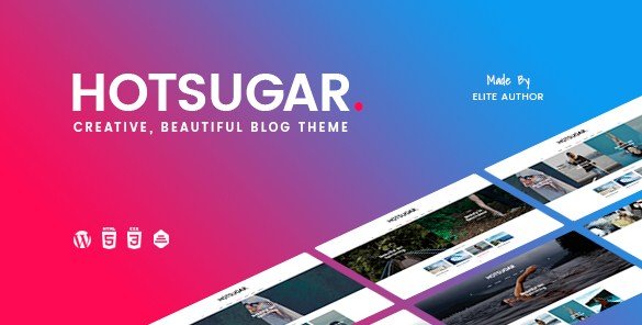 HotSugar - Responsive WordPress Blog Theme