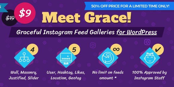 Instagram Feed Gallery - Grace for WordPress