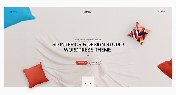 Interni - 3D Interior & Design Studio WordPress Theme