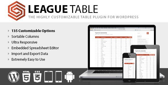 League Table WordPress Plugin