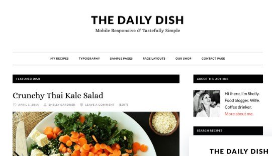 StudioPress Daily Dish Pro Theme