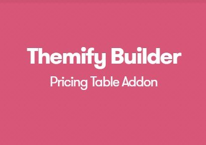 Themify Builder Pricing Table Addon