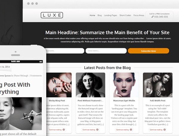 Thrive Themes Luxe WordPress Theme