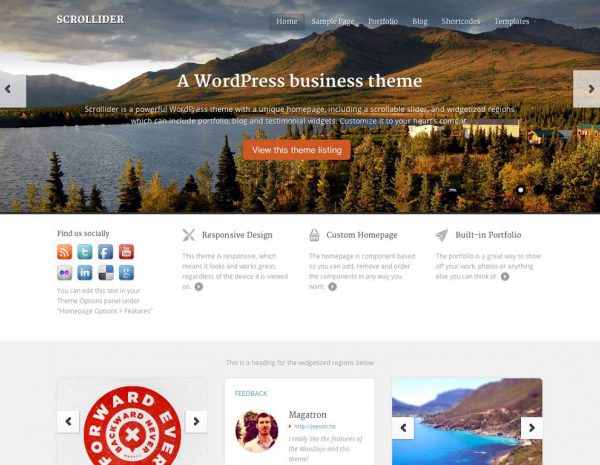 WooThemes Scrollider WooCommerce Themes