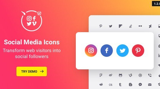 WordPress Social Media Icons Plugin
