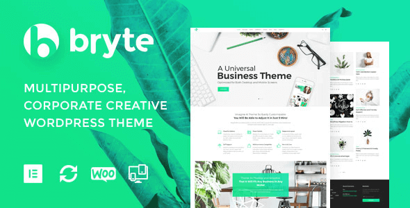 Bryte - Multipurpose Creative & Business Wordpress Theme