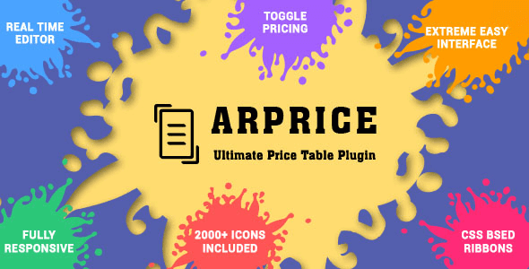 Arprice - WordPress Pricing Table