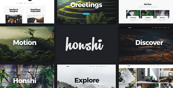 Honshi - Creative Multi Purpose WordPress Theme