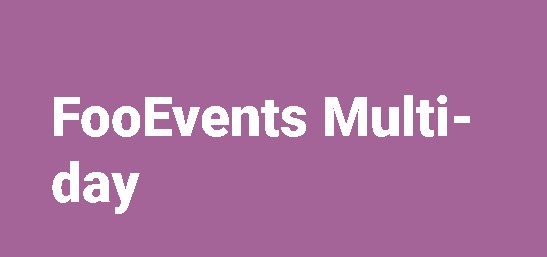 FooEvents Multi-Day
