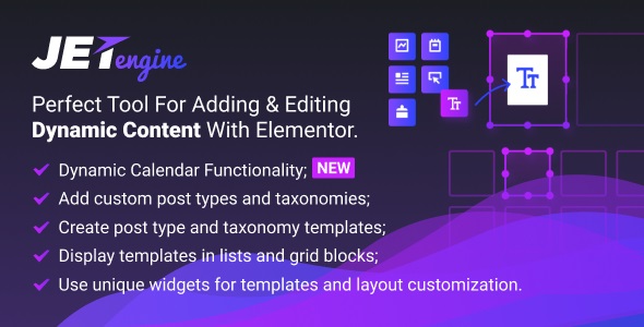 JetEngine+ Addons (Adding - Editing Dynamic Content with Elementor)