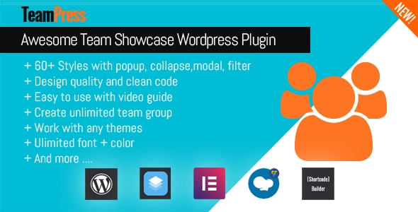 TeamPress - Team Showcase plugin Download