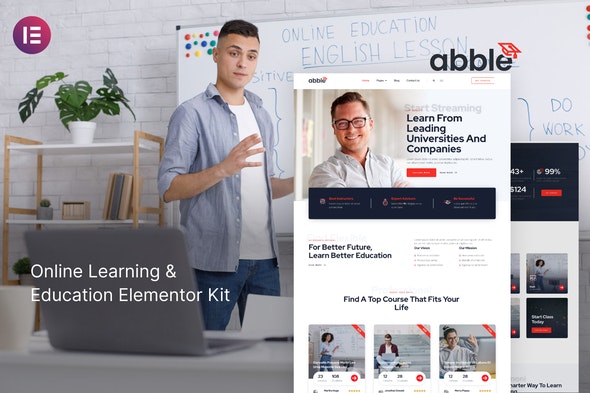 Abble - Online Learning - Education Elementor Kit