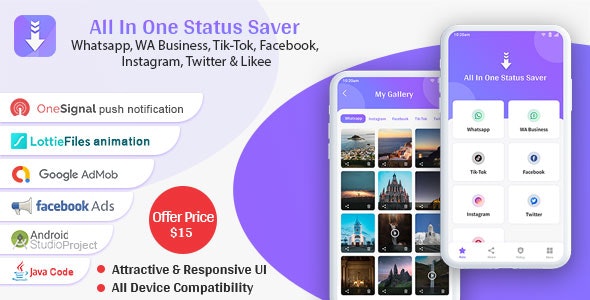 All In One Status Saver - Whatsapp