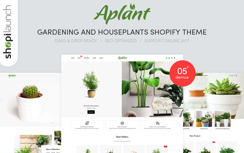 Aplant - Gardening - Houseplants Shopify Theme