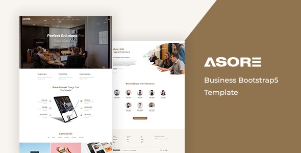 Asore - Business Bootstrap Template