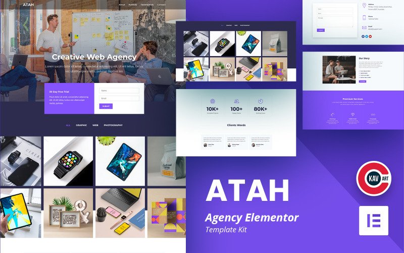 Atah - Agency Template Shopify Theme
