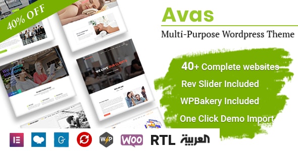 Avas - Multi-Purpose WP Theme
