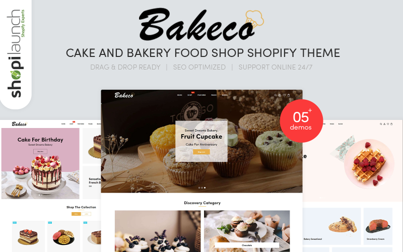 Bakeco - Cake - Bakery Food Shop Responsive Shopify Theme