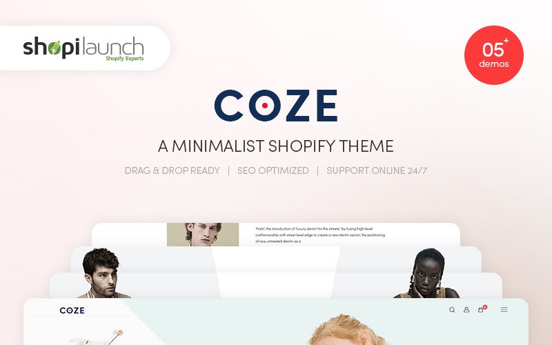 COZE - A Minimalist Shopify Theme