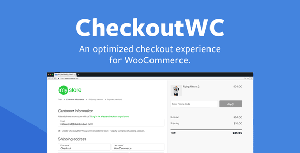 Checkout for WooCommerce Optimized Checkout Page for Woo