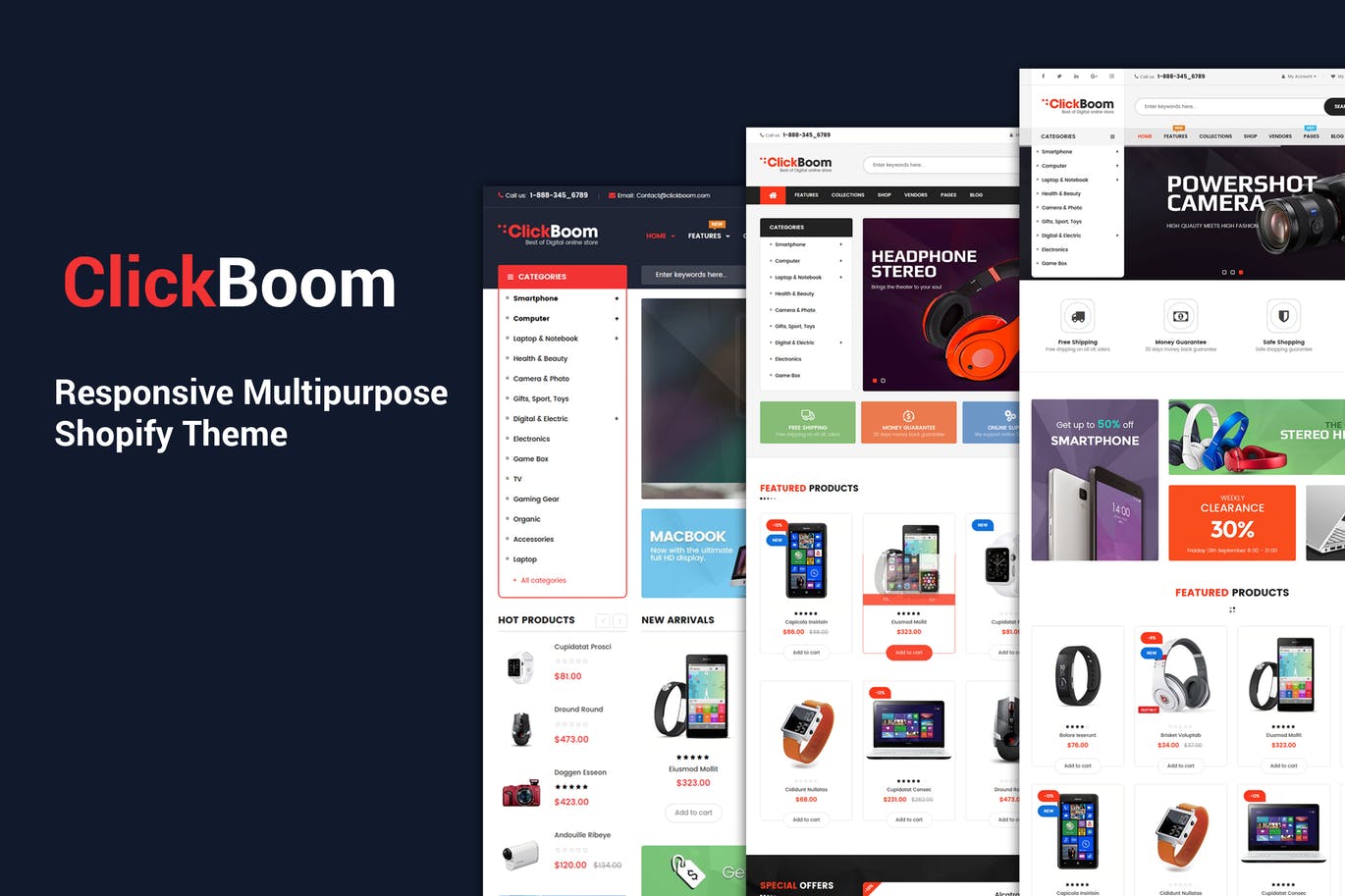 ClickBoom-January- - Responsive Multipurpose Shopify Theme (Sections Ready) GPL