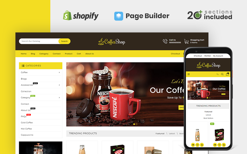 Drinks - Beverages Store Shopify Theme