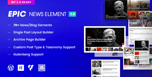 Epic News Elements - Add Ons for Elementor - WPBakery Page Builder