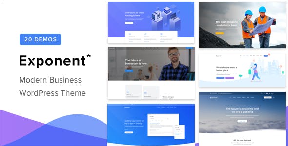 Exponent - Modern MultiPurpose Business WordPress theme
