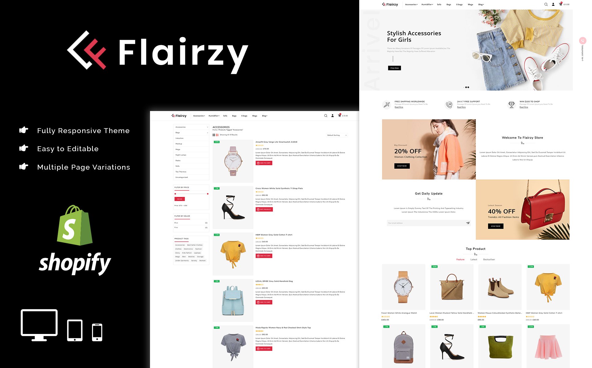 Flairzy Fashion Shopify Theme