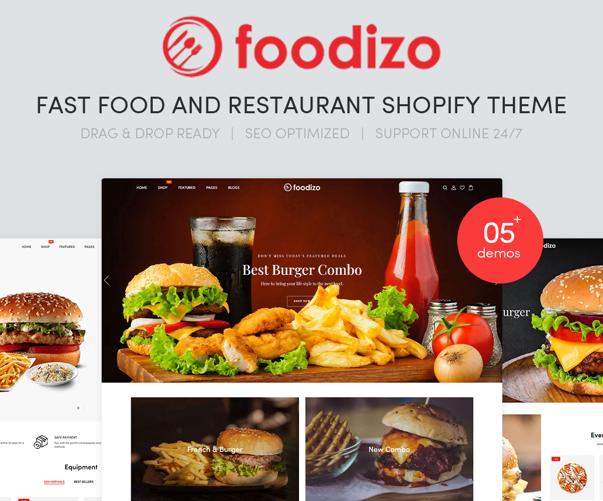 Foodizo - Fast Food - Restaurant Responsive Shopify Theme Shopify Theme