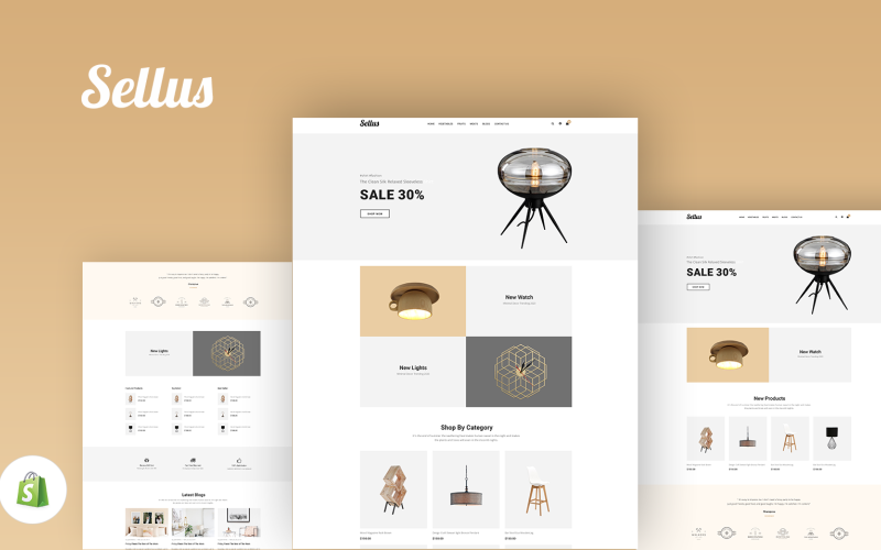 Gts Sellus - Multipurpose Sections Shopiy Theme