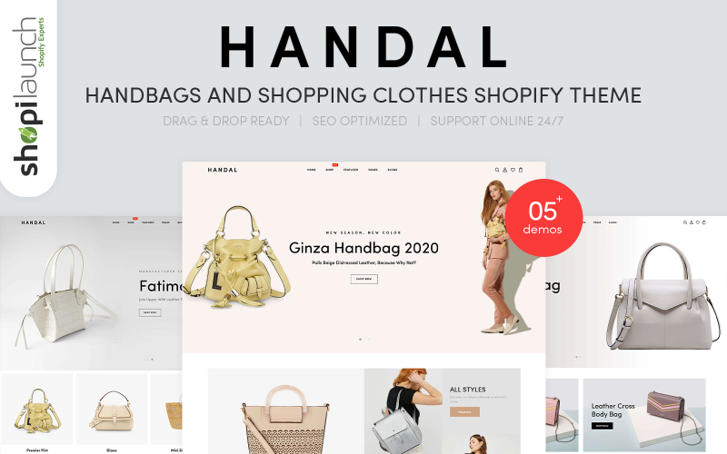 Handal - Handbags - Shopping Clothes Shopify Theme