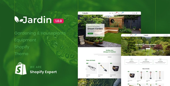 Jardin - Gardening - Houseplants Equipment Responsive Shopify Theme
