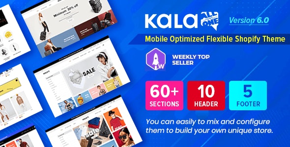 Kala Customizable Shopify Theme - Flexible Sections Builder Mobile Optimized