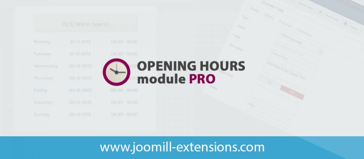 Opening Hours Pro