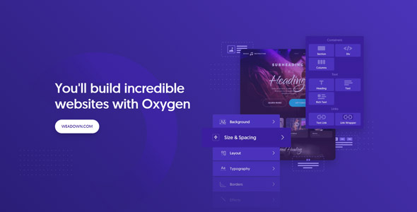 Oxygen - The Ultimate Visual Site Builder