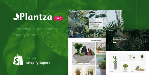 Plantza - Gardening - Houseplants Shopify Theme