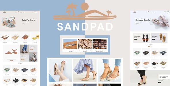 Sandpad - Sandals And Footwear Shoes Responsive Shopify Theme
