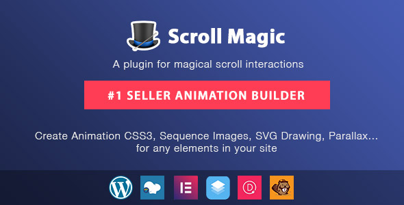 Scroll Magic WordPress - Scrolling Animation Builder Plugin