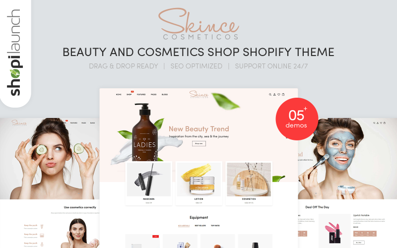 Skince - Beauty - Cosmetics Shop Responsive Shopify Theme