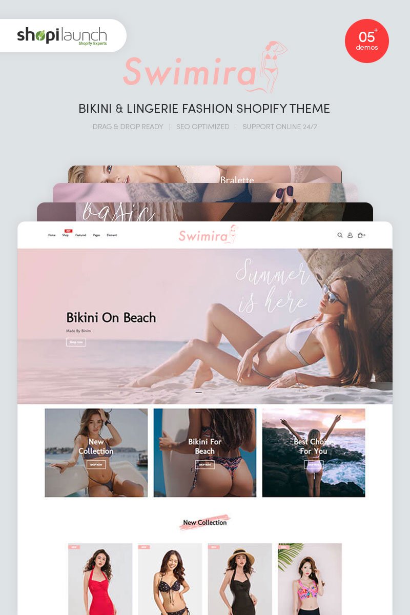 Swimira - Bikini - Lingerie Fashion Shopify Theme