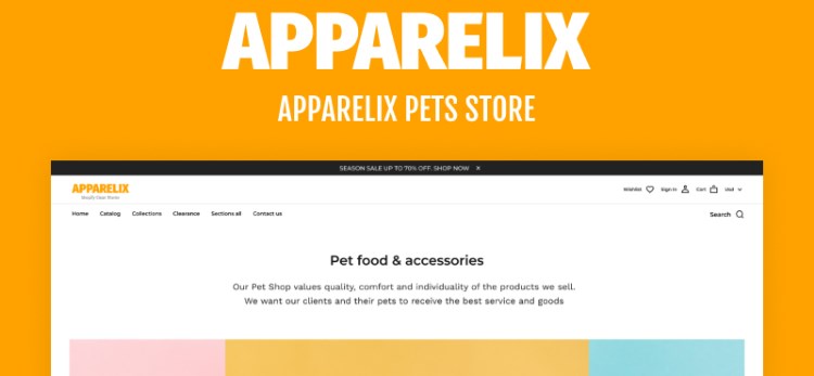 TM Apparelix Pets Online Store Template Shopify Theme - TM Apparelix Pets Online Store Template Shopify Theme v1.0 by PWTthemes Download Now